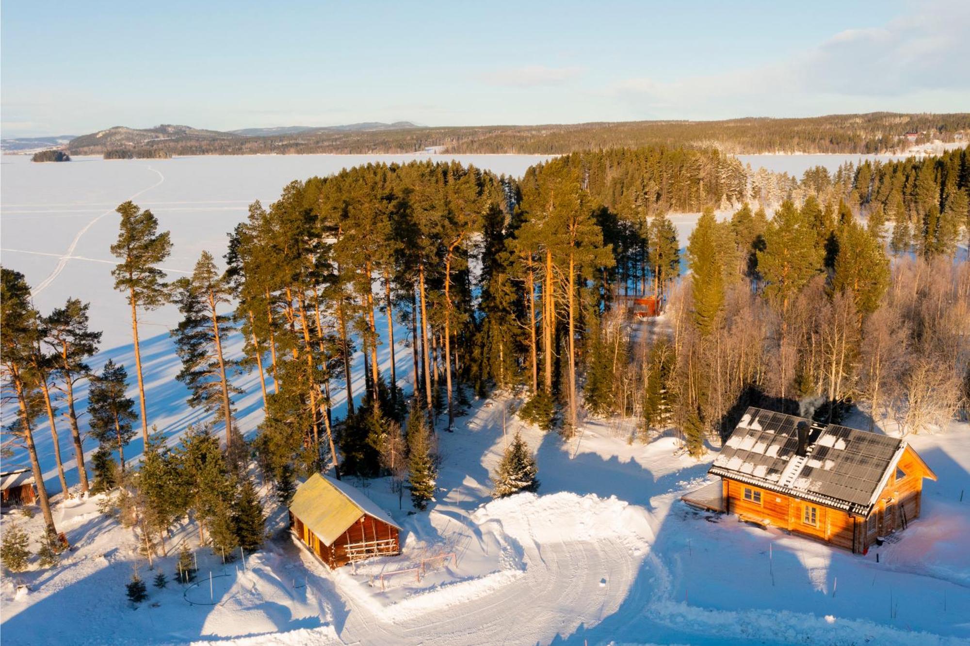 Blockhaus Am See - Komfort Umgeben Von Natur! Nalden Buitenkant foto